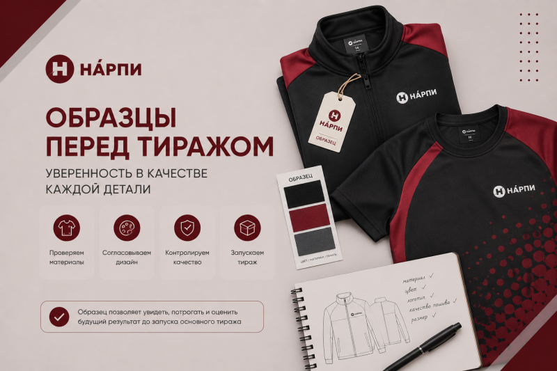 Образцы перед тиражом