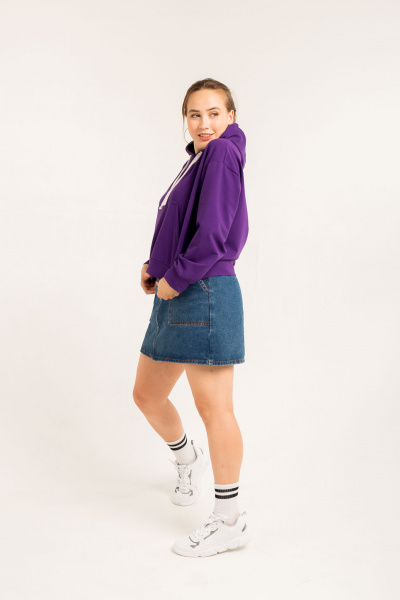 Женская толстовка HoodyOversize с кенгуру-карманом — идеальный выбор для корпоративной формы и брендирования