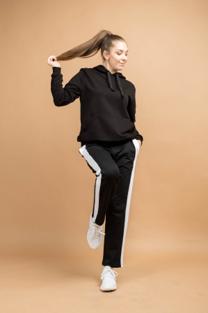 детальная картинка Толстовка HoodySoft Blaсk Толстовка Худи от интернет-магазина "Граф Подушкин" Толстовка HoodySoft Blaсk фото в интернет-магазине швейной фабрики "Нарпи"