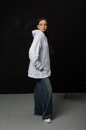 Толстовка Harmony White фото в интернет-магазине швейной фабрики "Нарпи" Толстовка Harmony White фото в интернет-магазине швейной фабрики "Нарпи"