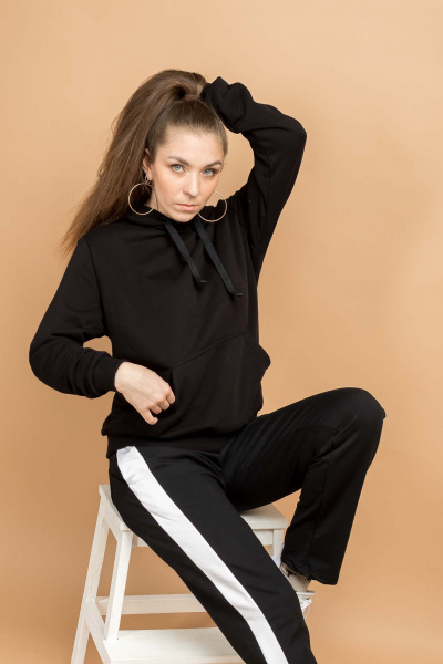 Толстовка HoodySoft Blaсk Толстовка Худи от интернет-магазина "Граф Подушкин"