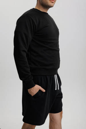 детальная картинка Свитшот Sweatslim Black свитшот оот швейной фабрики "Нарпи" Свитшот Sweatslim Black фото в интернет-магазине швейной фабрики "Нарпи"