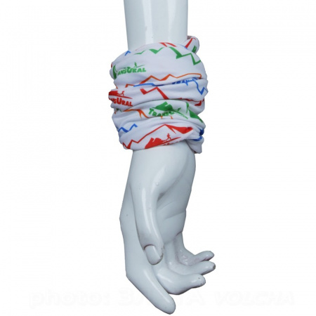 детальная картинка Бандана "Баф" с логотипом под сублимационную печать  Бандана "Баф" с логотипом  под сублимационную печать