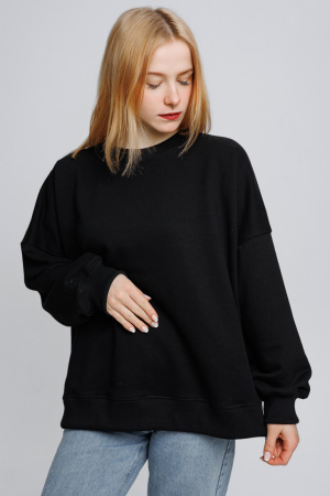 Свитшот Runaway Black фото в интернет-магазине швейной фабрики "Нарпи" Свитшот Runaway Black фото в интернет-магазине швейной фабрики "Нарпи"