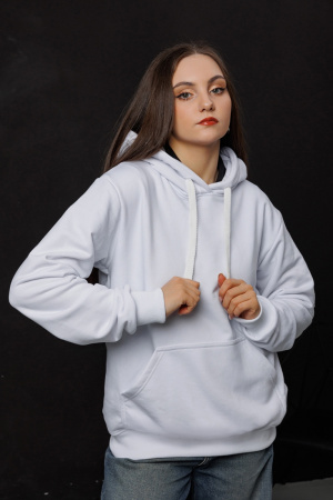 детальная картинка Толстовка HoodySoft White Толстовка Худи от интернет-магазина "Граф Подушкин" Толстовка HoodySoft White фото в интернет-магазине швейной фабрики "Нарпи"