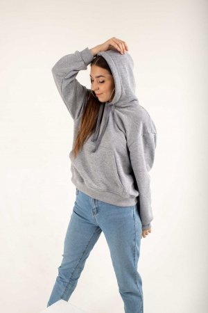 Толстовка худи CLASSIC женская фото в интернет-магазине швейной фабрики "Нарпи"