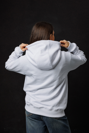 детальная картинка Толстовка HoodySoft White Толстовка Худи от интернет-магазина "Граф Подушкин" Толстовка HoodySoft White фото в интернет-магазине швейной фабрики "Нарпи"