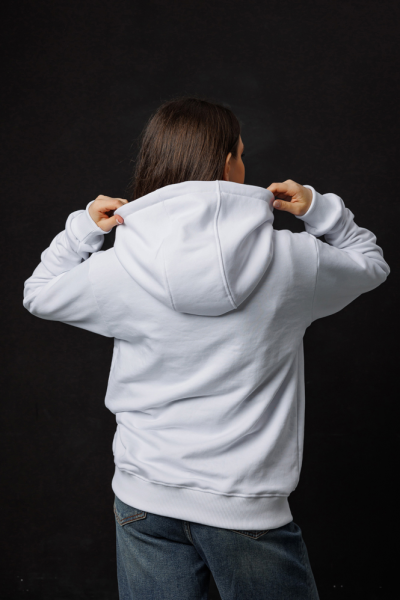 Толстовка HoodySoft White Толстовка Худи от интернет-магазина "Граф Подушкин"