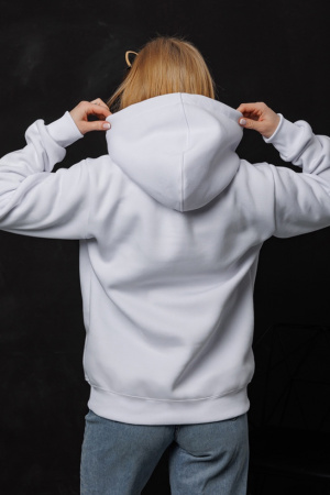 детальная картинка Толстовка NarpiHoody White Толстовка Худи от интернет-магазина "Граф Подушкин" Толстовка NarpiHoody White фото в интернет-магазине швейной фабрики "Нарпи"